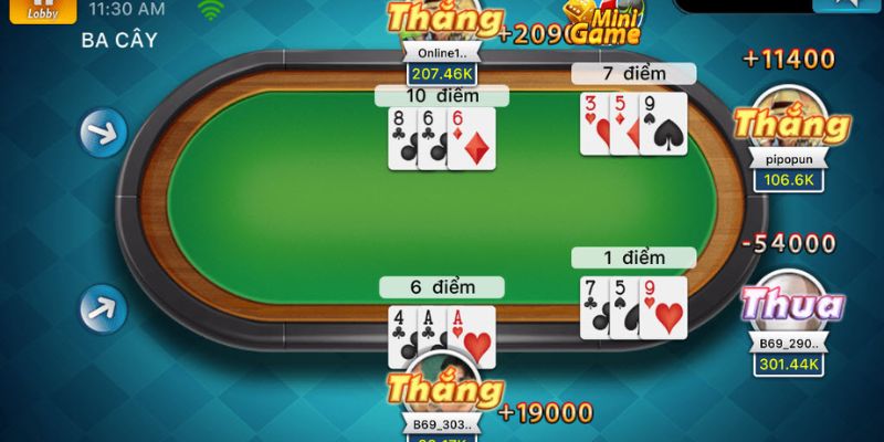 Thông tin chi tiết về game bài 3 cây